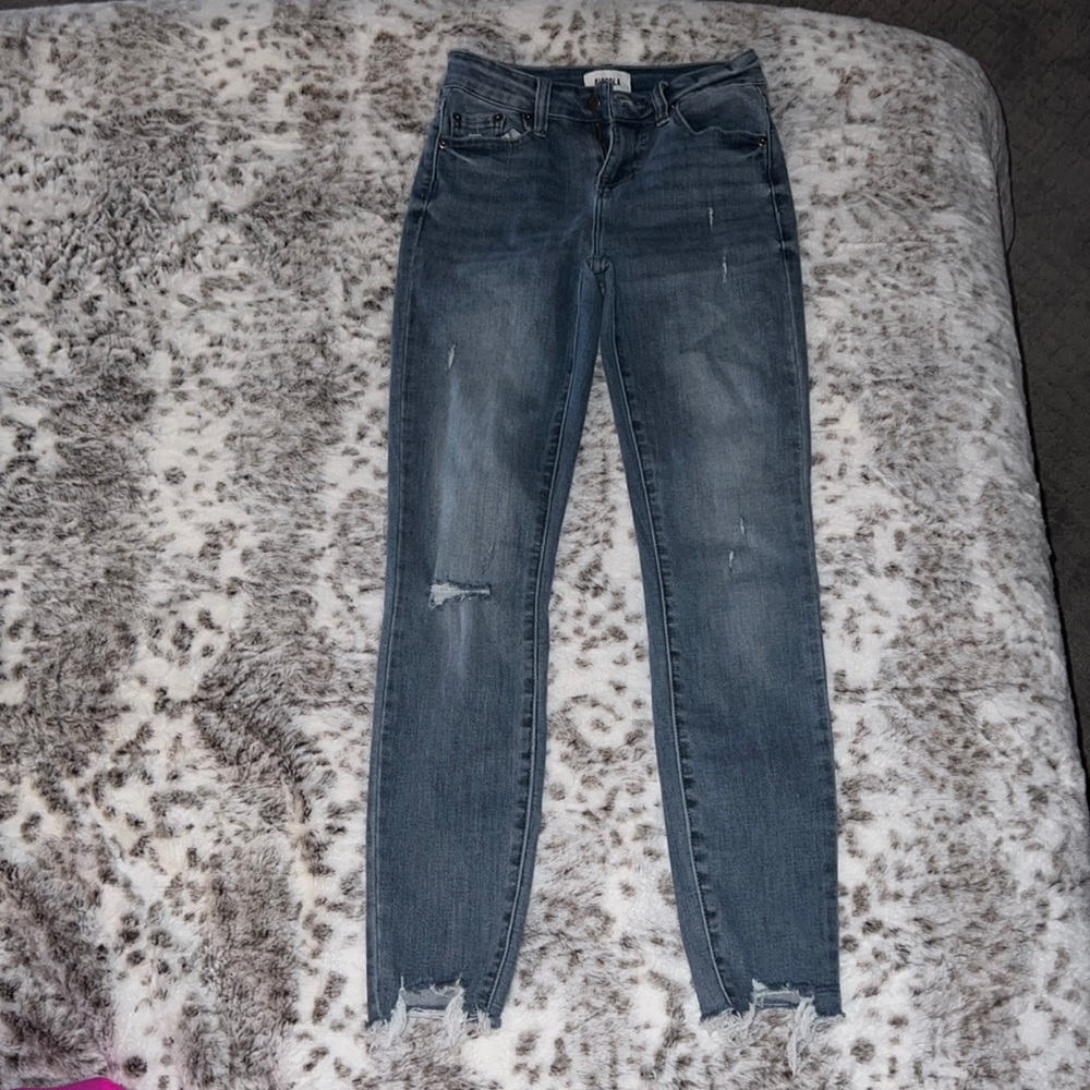blue pistola ripped skinny jeans